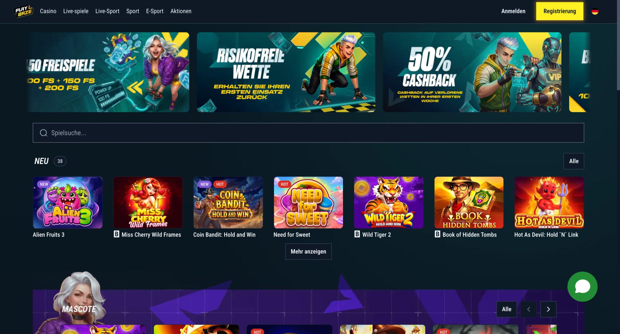 Playbaze Interface